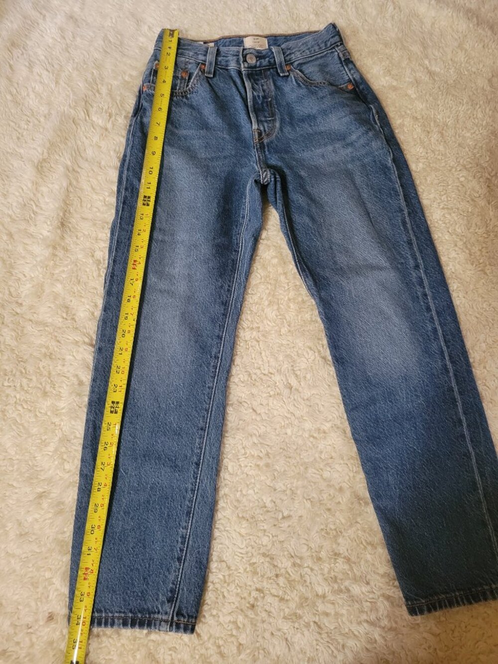 Levi's Lightweight 501 Cropped Jeans | Cotton Lyocell | 24" Inseam - Picture 12 of 16